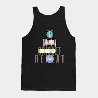 Eat sleep cricket repeat Tank Top